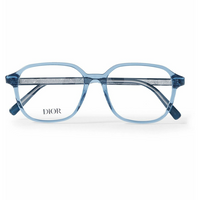 DIOR Acetate Rectangular Eyeglass Frames Men's Blue