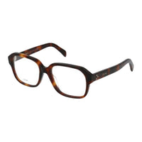CELINE Plastic Square Eyeglass Frames Unisex Brown