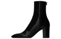 SAINT LAURENT XIV 80mm Leather Ankle Boots