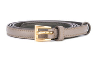 PRADA Leather Belts Women's Gray