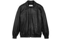 CELINE Leather Jacket Coat Men's Black