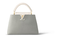 LOUIS VUITTON Capucines Taurillon Leather Shoulder Bag Crossbody Bag Handbag Medium Size Women's Gray
