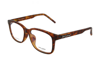 SAINT LAURENT Plastic Rectangular Eyeglass Frames Men's Tortoiseshell