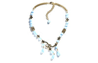 CHANEL Necklaces Women's Blue/Gold