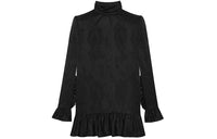 SAINT LAURENT Long-Sleeved Dresses Women's Black