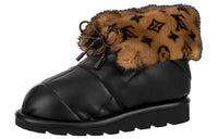 LOUIS VUITTON Ankle Boots Women's Black