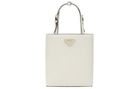 PRADA Leather Shoulder Bag Crossbody Bag Handbag Women's White