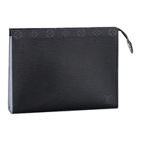 LOUIS VUITTON Pochette Metis Epi Leather With Coated Canvas Messenger Bag Clutches Men's Black