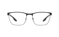 PRADA Square Eyeglass Frames Men's Black