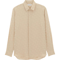 SAINT LAURENT Dotted Long-Sleeved Shirt