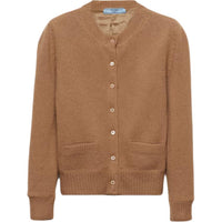 PRADA Round-neck Wool-knit Cardigan