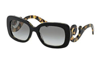 PRADA   Irregular Shape Sunglasses Unisex Black