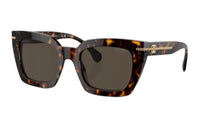 CHANEL Acetate Irregular Shape Sunglasses Women's Tortoiseshell