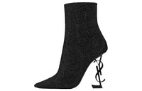 SAINT LAURENT Ankle Boots 11cm Women's Black