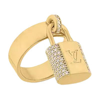 LOUIS VUITTON Lv Padlock Ring