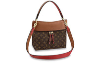 LOUIS VUITTON Tote Tuileries Besace Monogram Caramel Rouge