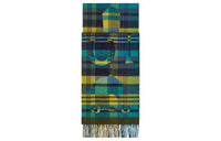 HERMES Knit Scarves Unisex Sea Blue
