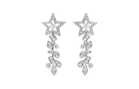 CHANEL Earrings Women's Silver