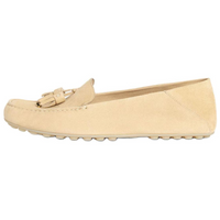 Loro Piana Gommino Loafers Women's Beige