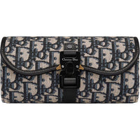 DIOR Fabric Storage Bag Men's Beige/Black
