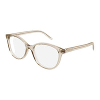 SAINT LAURENT Acetate Cat Eye Eyeglass Frames Women's Beige