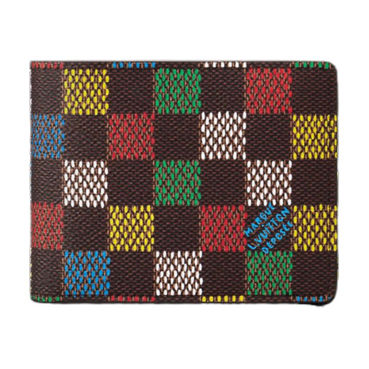 LOUIS VUITTON Coated Canvas Wallet Unisex Multicolor