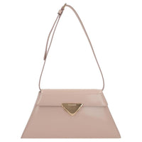 PRADA Leather Shoulder Bag Medium Size Women's Pink