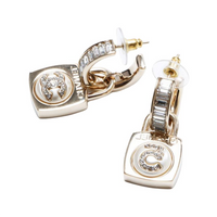 CHANEL Gold-Plated Earrings Women's Gold