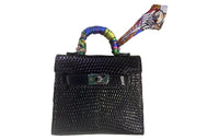 HERMES Kelly Pendants Unisex Black