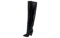 SAINT LAURENT Knee-high Boots Women's Black
