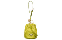 PRADA Re-EditionRe-Nylon Fabric Clutch Mini Women's Lotus Green