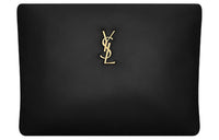 SAINT LAURENT Sheepskin Clutch Tubas Women's Black