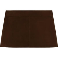 CELINE Trapeze Mini Skirt In Suede
