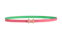 HERMES Leather Belts Women's Pink