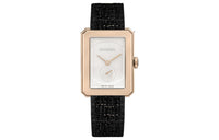 CHANEL BOY · FRIEND Wrist Watch Quartz Movement Leather Watch Bands White Dial Women's