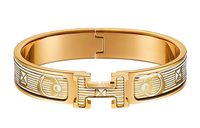 HERMES Bangles Women's Gold