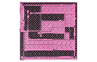 LOUIS VUITTON Silk Silk Scarf Women's Rose