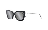 DIOR Irregular Shape Sunglasses Women's Black