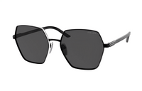 PRADA Alloy Frame Irregular Shape Sunglass Unisex