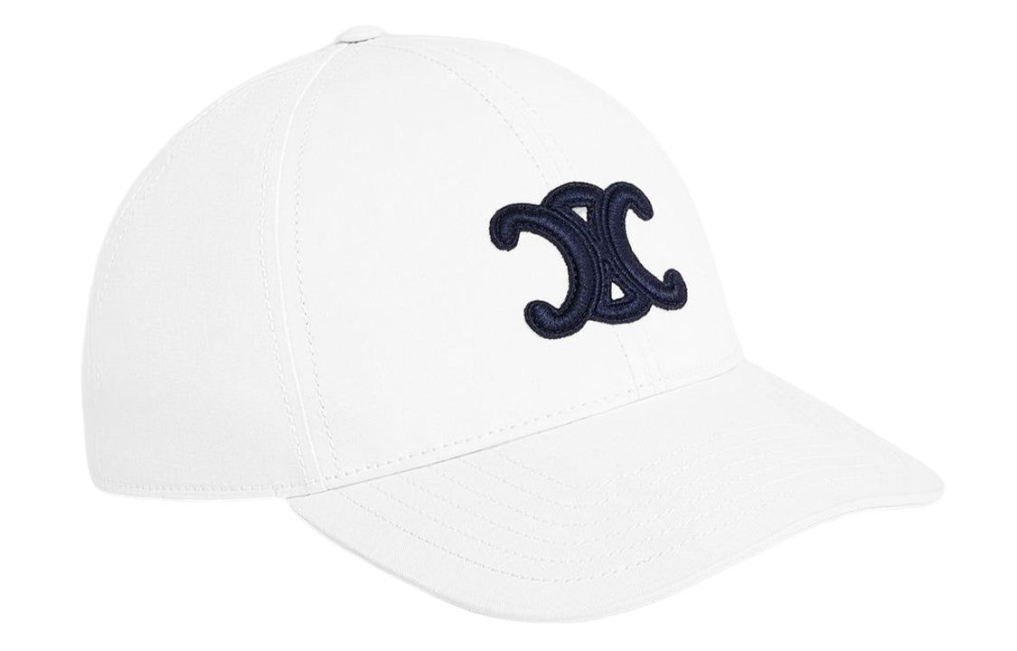 CELINE Triomphe Baseball Cap In Cotton