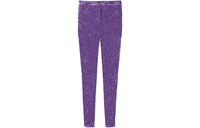 SAINT LAURENT Velvet Straight Leg Trousers