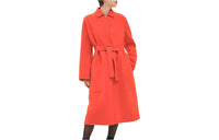 HERMES Coats Women's Orange