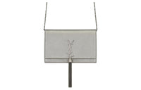 SAINT LAURENT KATE Calfskin Crossbody Bag Shoulder Bag Women's Iron