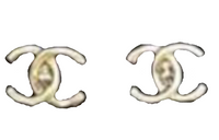 CHANEL Earrings Women's Gold