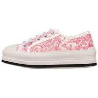DIOR Walk'n'Dior Platform Shoes Low-Top Skateboard Shoes Women's Pink