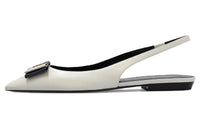 SAINT LAURENT Anais Pointed-Toe Flat Shoes Women's