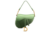 DIOR Saddle Cow Leather Saddle Bags Shoulder Bags Regular Women's Green