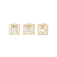 CHANEL Brooches Women's Gold