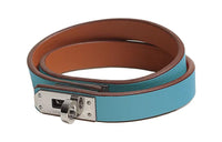 HERMES Kelly Bangles Women's Blue