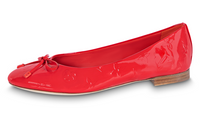 LOUIS VUITTON Ballet Dance Shoes Casual Shoes Women's Red